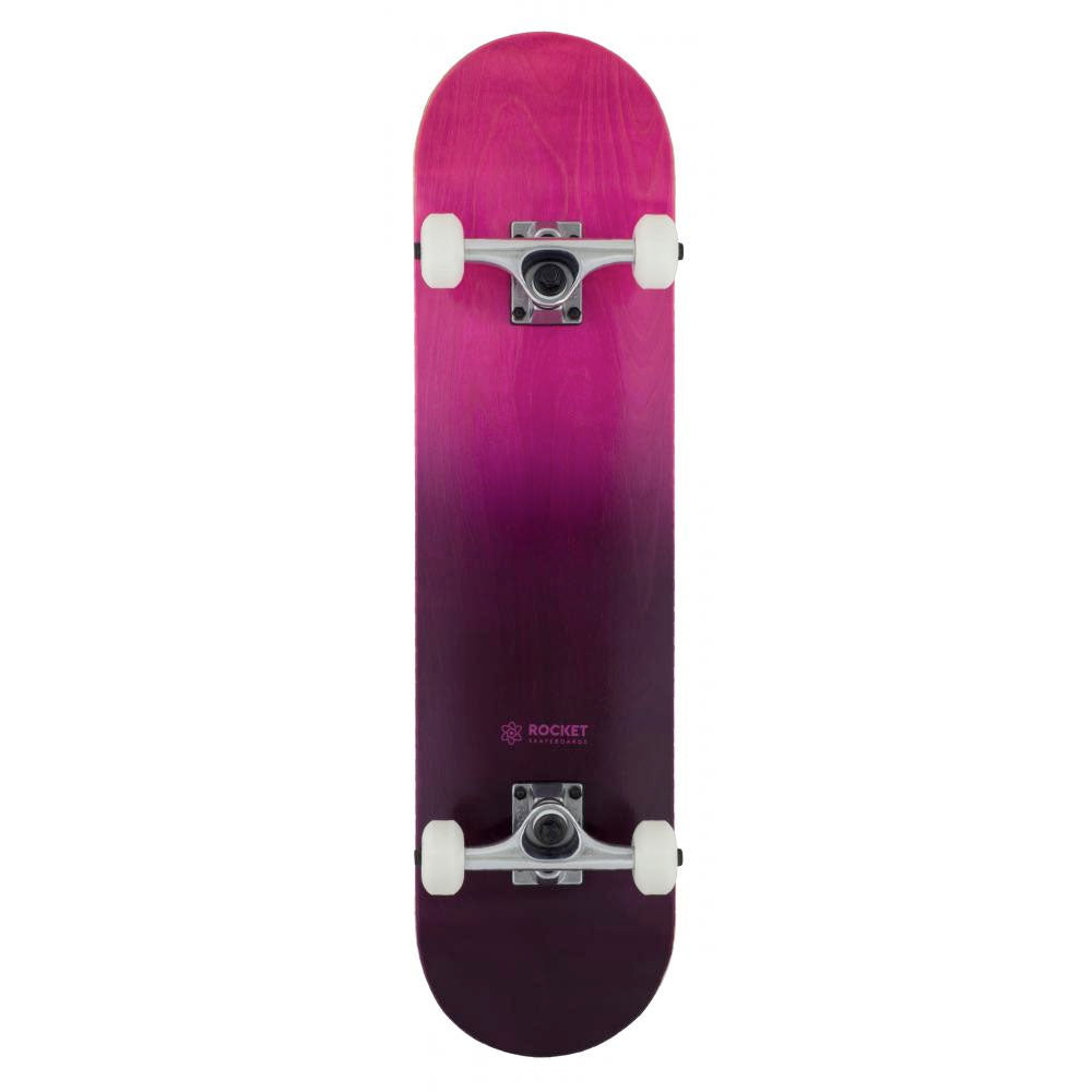 Rocket Double Dipped Complete Skateboard - 7.75" Purple/Black