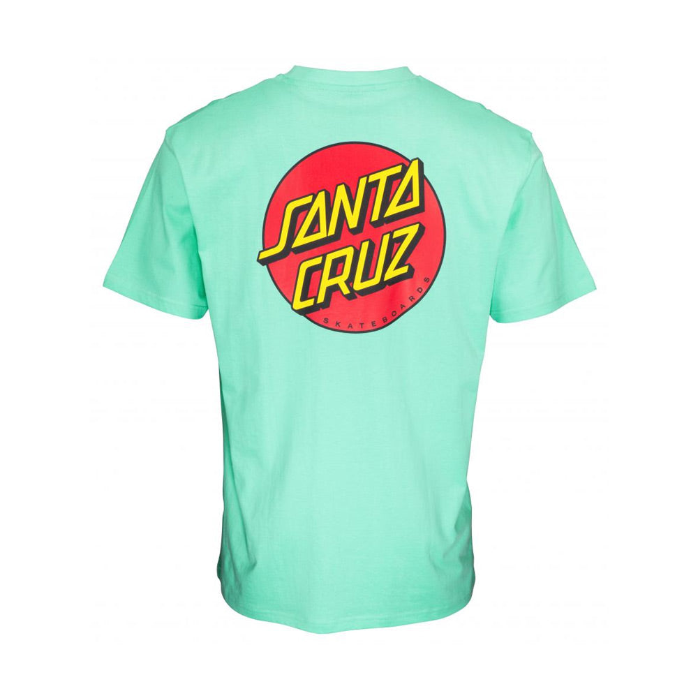 Santa Cruz Classic Dot T-Shirt - Jade Green