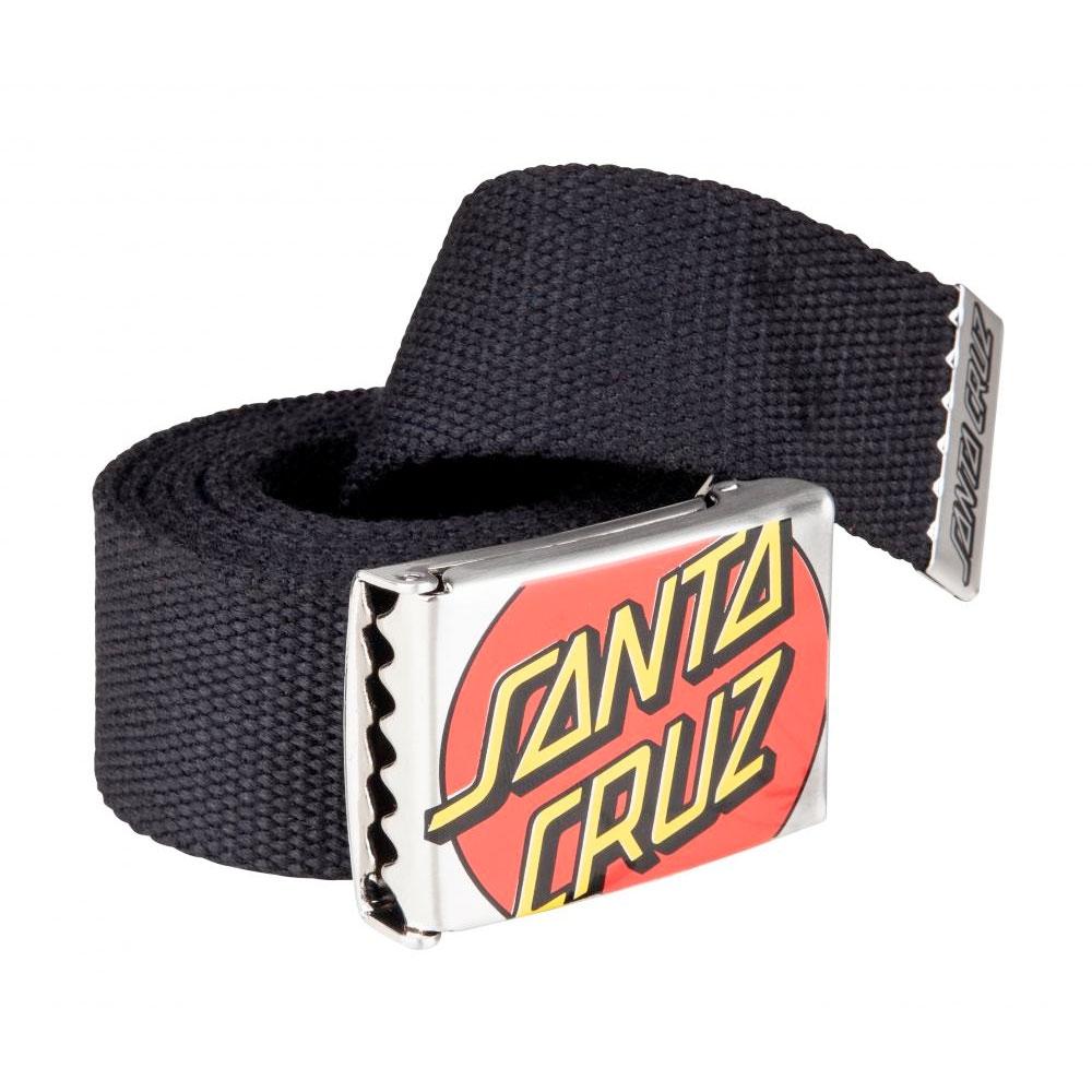 Santa Cruz Crop Dot Belt - Black - Aylesbury Skateboards UK
