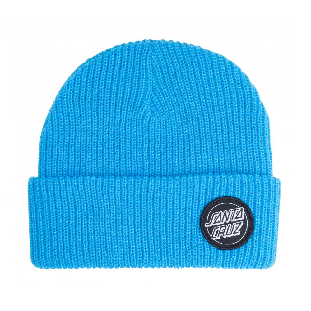 Santa Cruz Outline Dot Beanie - Cyan