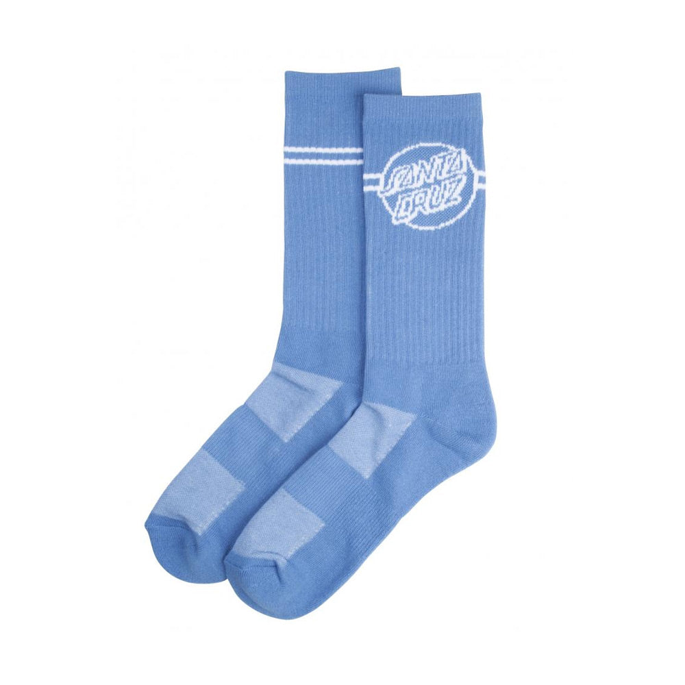 Santa Cruz Opus Dot Stripe Socks - Washed Navy/White