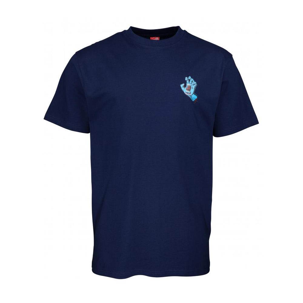 Santa Cruz Screaming Hand T-Shirt - Dark Navy
