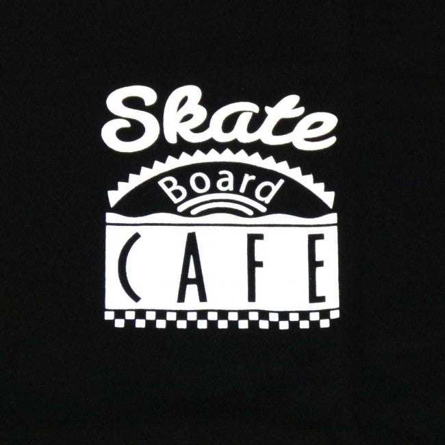 Skateboard Cafe Diner Ring T-Shirt - Black / White - Aylesbury Skateboards UK