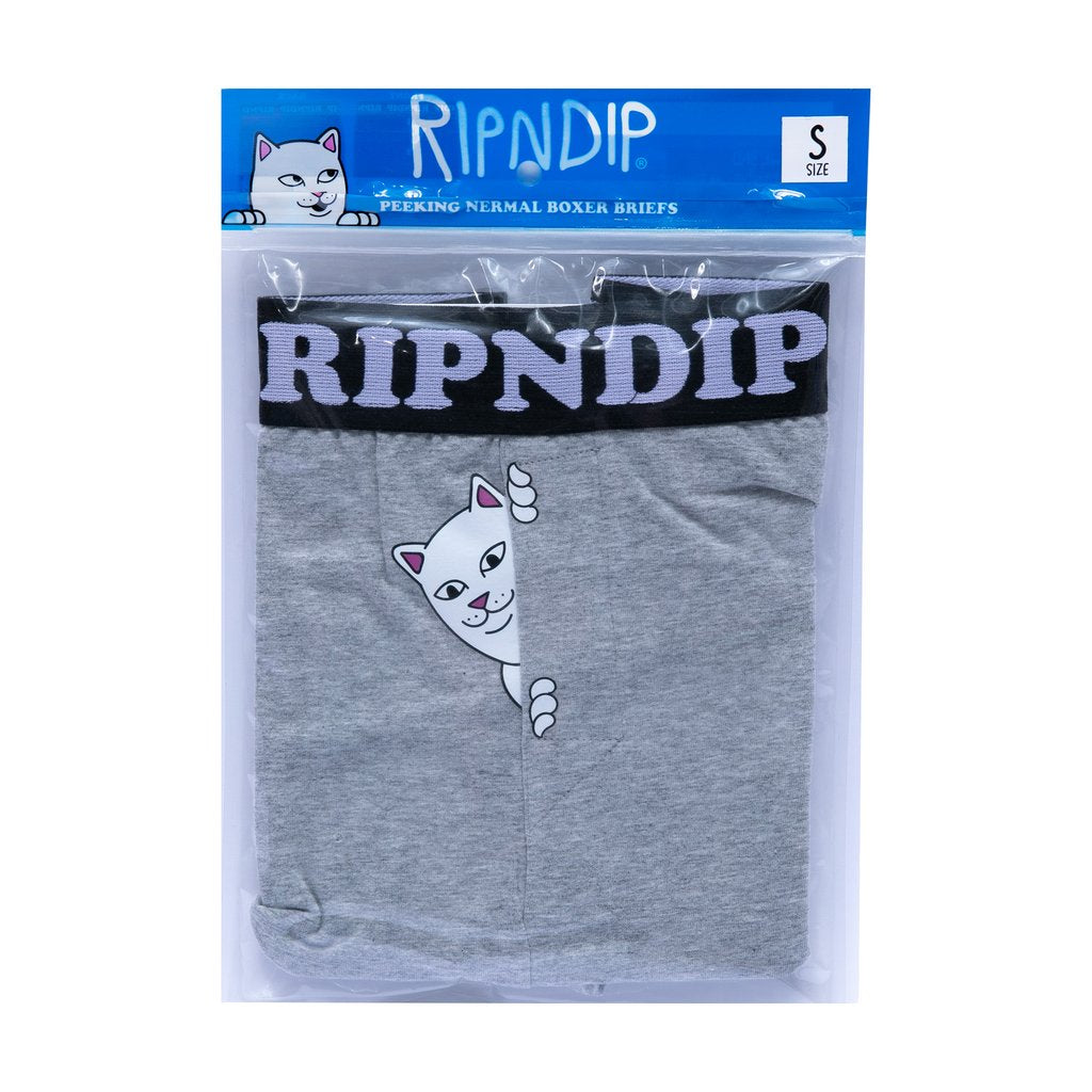 Rip N Dip Peek A Nermal Boxers - Heather Grey