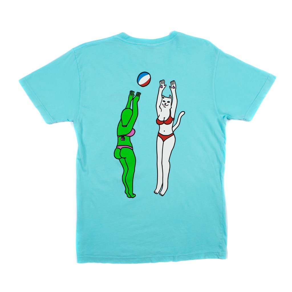 Rip N Dip Babe Volley T-Shirt - Mint - Aylesbury Skateboards