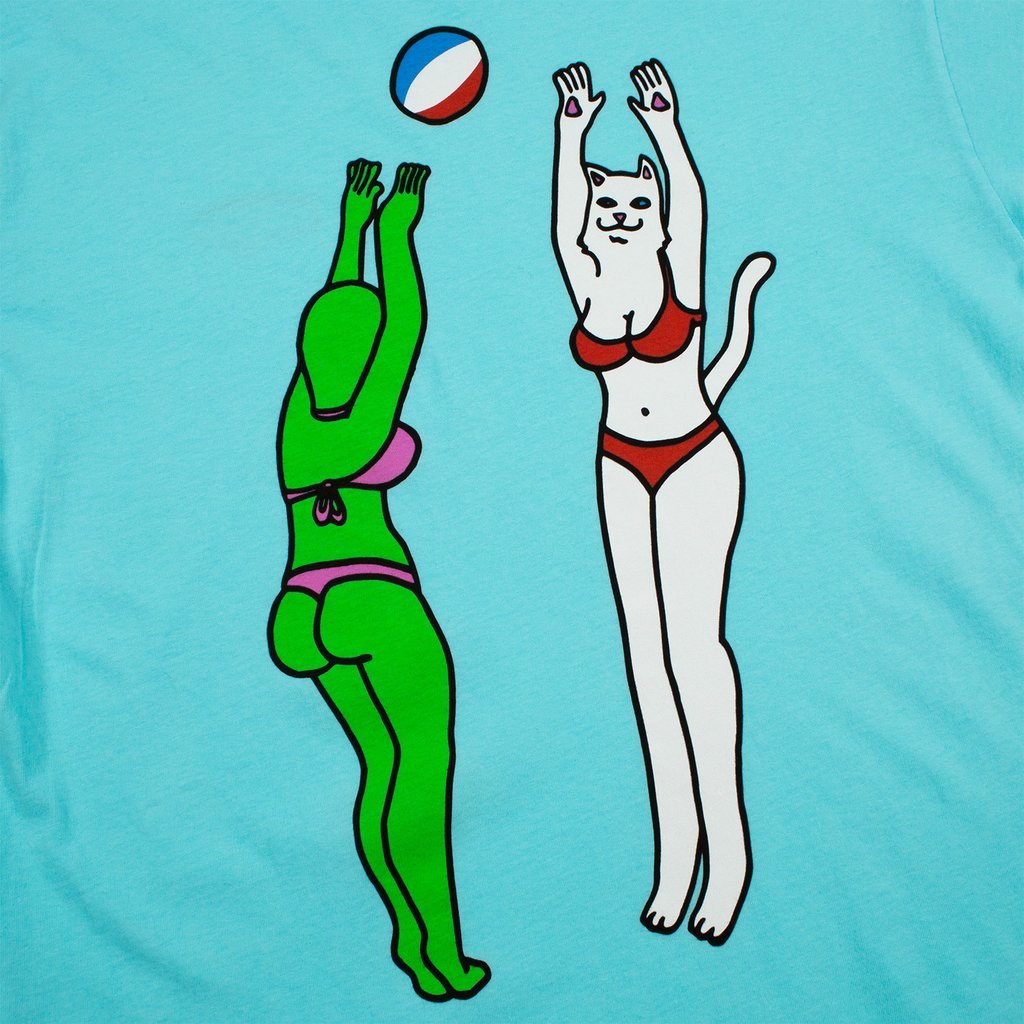 Rip N Dip Babe Volley T-Shirt - Mint - Aylesbury Skateboards