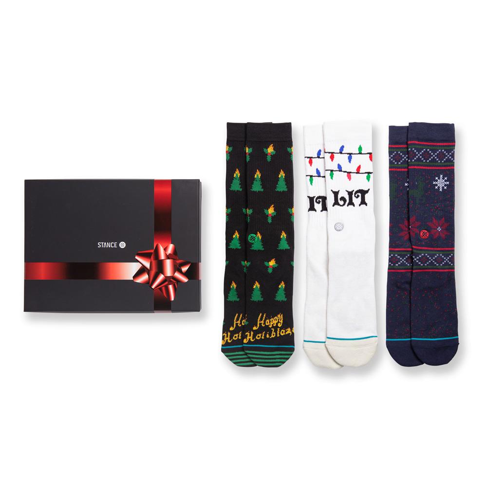 Stance Foundation Tis The Season Socks - 3 Pack - Aylesbury Skateboards UK