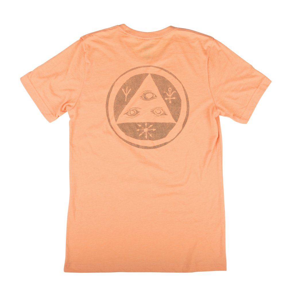 Welcome Skateboards Talisman Halftone T-Shirt - Peach - Black - Aylesbury Skateboards