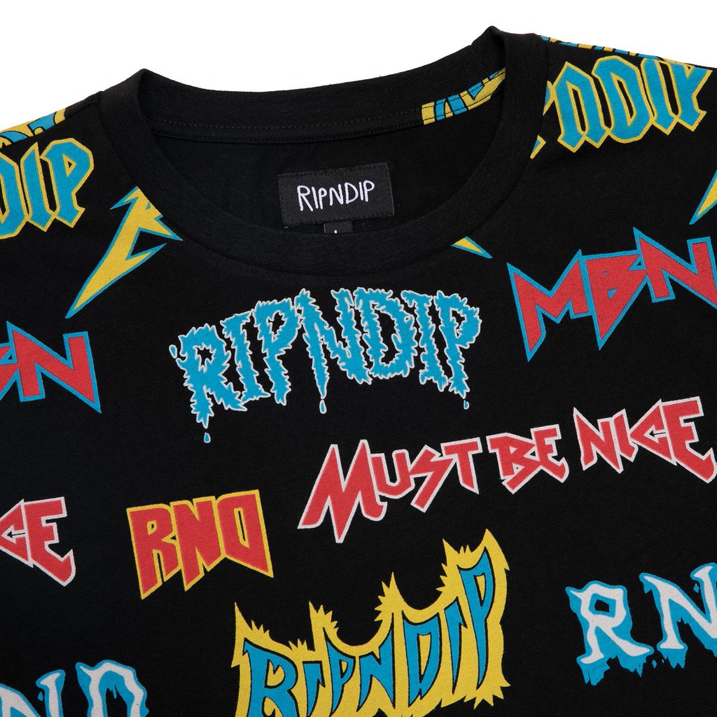 Rip N Dip Rock &amp; Nerm T-Shirt - Black