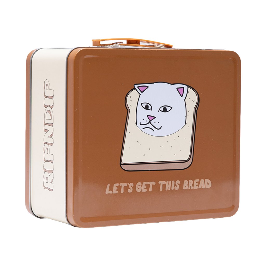 Rip N Dip Gluten Free Tin Lunch Box - Brown