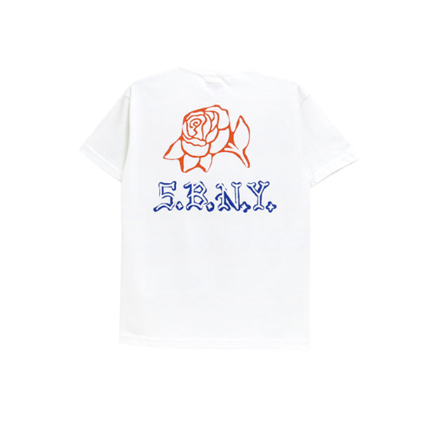 5boro DIY Rose T-Shirt - White