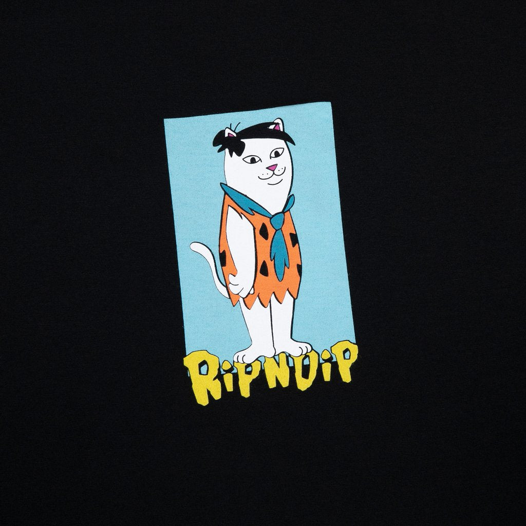 Rip N Dip Bedrock T-Shirt - Black