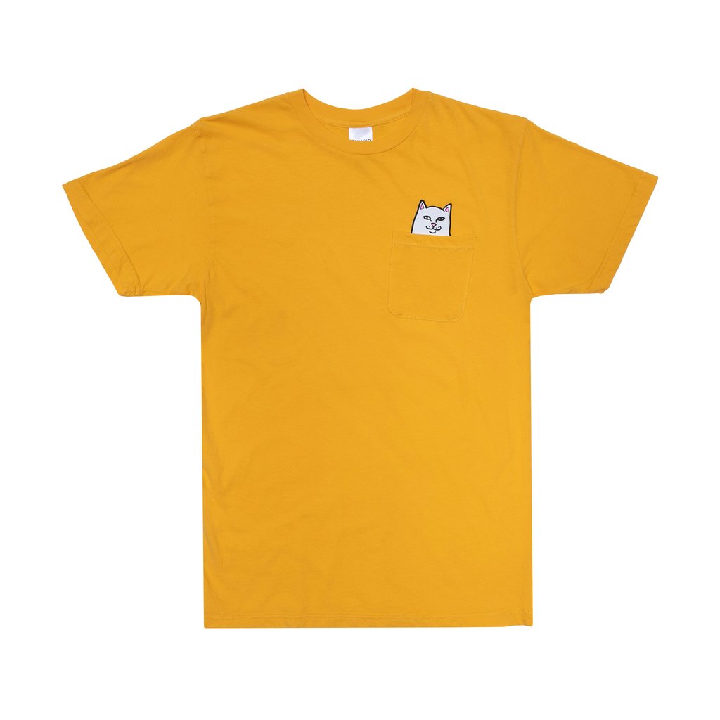 Rip N Dip Lord Nermal Pocket T-Shirt - Gold
