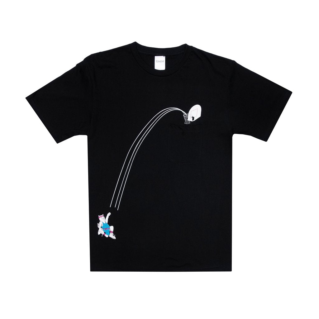 Rip N Dip Hoops Pocket T-Shirt - Black