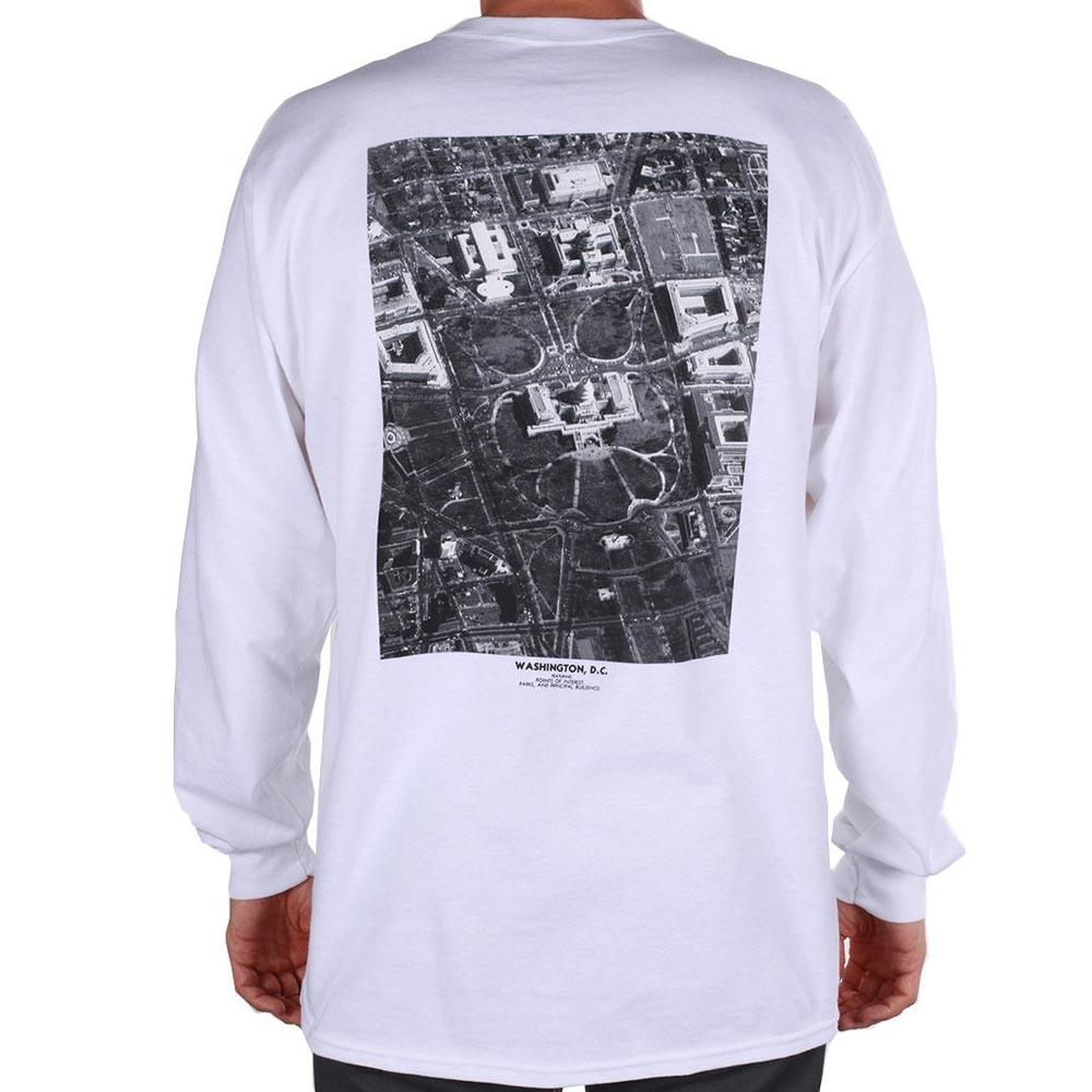Theories Moloch L-S T-Shirt - White - Aylesbury Skateboards UK
