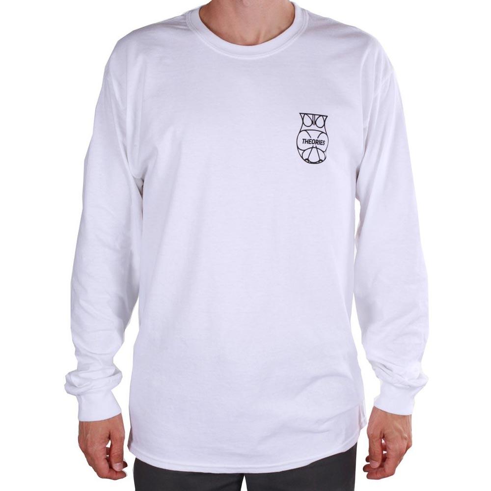 Theories Moloch L-S T-Shirt - White - Aylesbury Skateboards UK