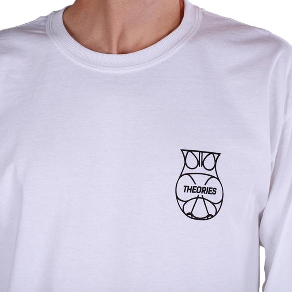 Theories Moloch L-S T-Shirt - White - Aylesbury Skateboards UK