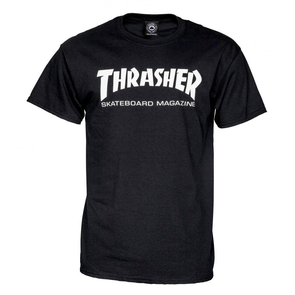 Thrasher Skate Mag Logo T-Shirt - Black - Aylesbury Skateboards UK