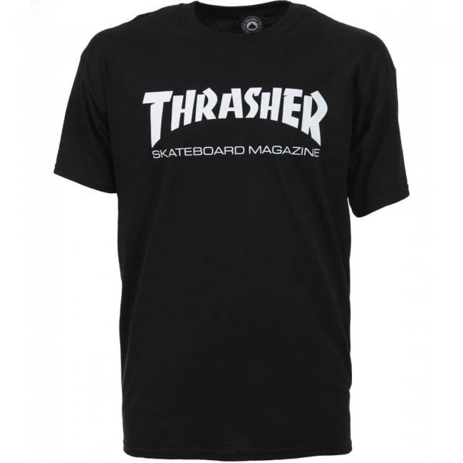 Thrasher Skateboard Magazine Logo T-Shirt - Black - Aylesbury Skateboards UK