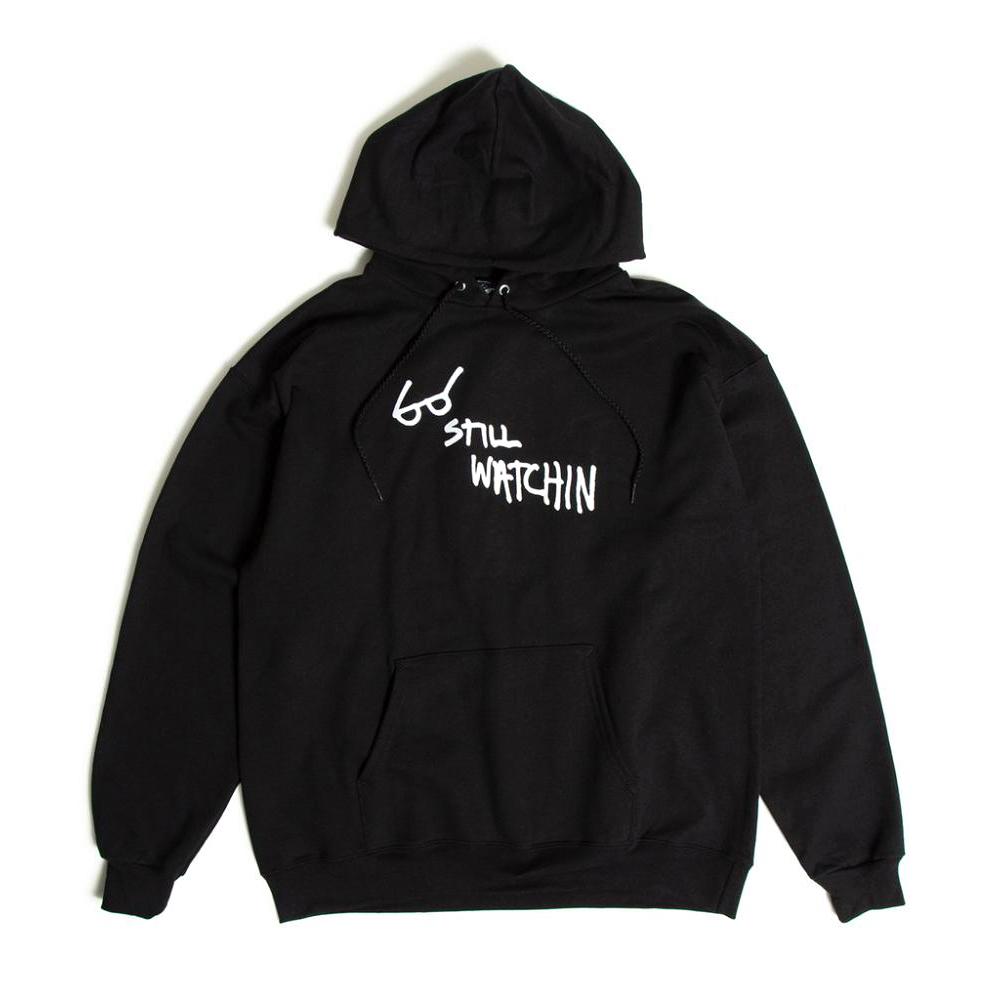 Thrasher Still Watchin Hoodie Black