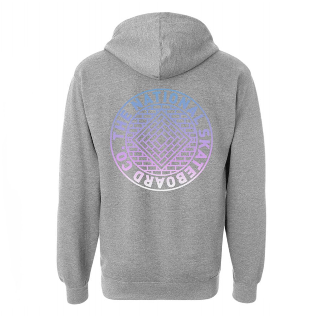 The National Skateboard Co. Classic Hoodie - Heather Grey - Aylesbury Skateboards