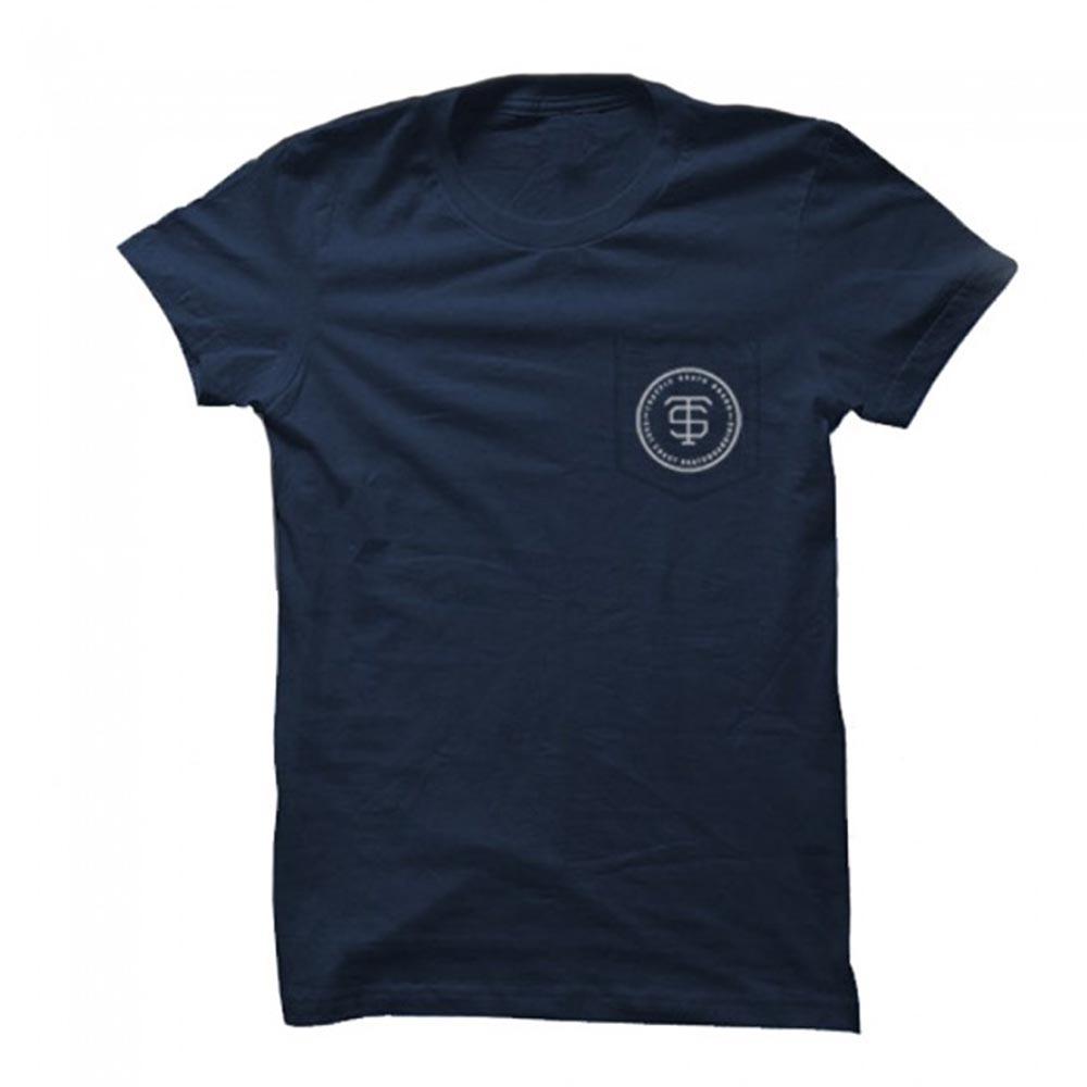 Traffic Skateboards TS Pocket T-Shirt - Navy - Aylesbury Skateboards UK