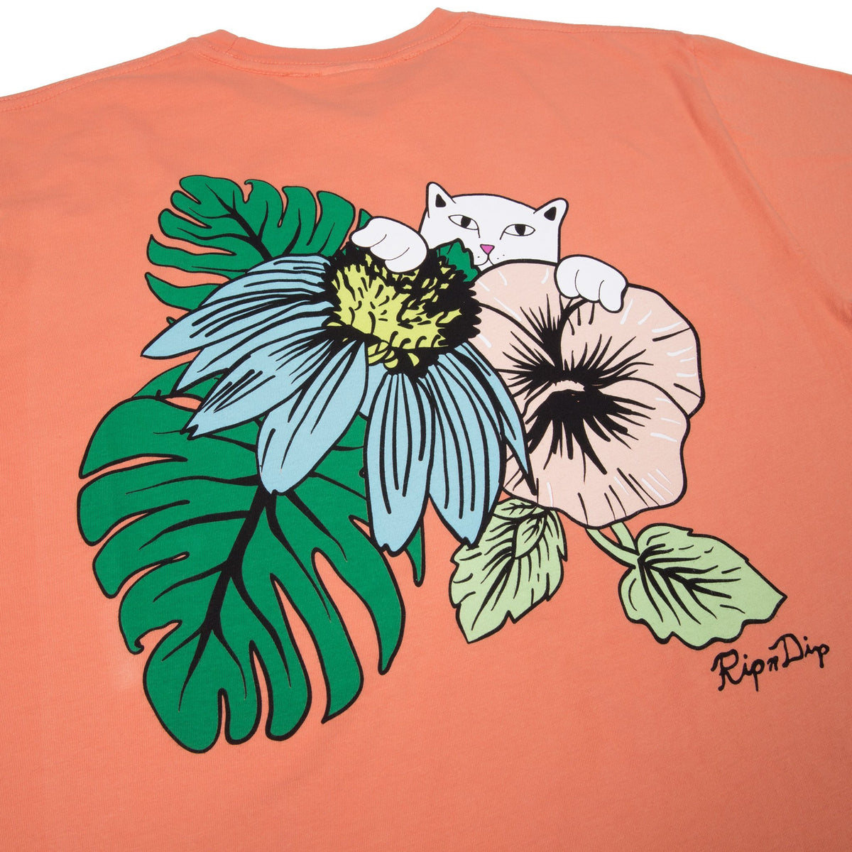Rip N Dip Tropicalia T-Shirt (Salmon) - Aylesbury Skateboards UK