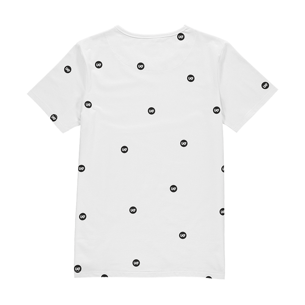 UKF Pattern T-Shirt (White) - Aylesbury Skateboards