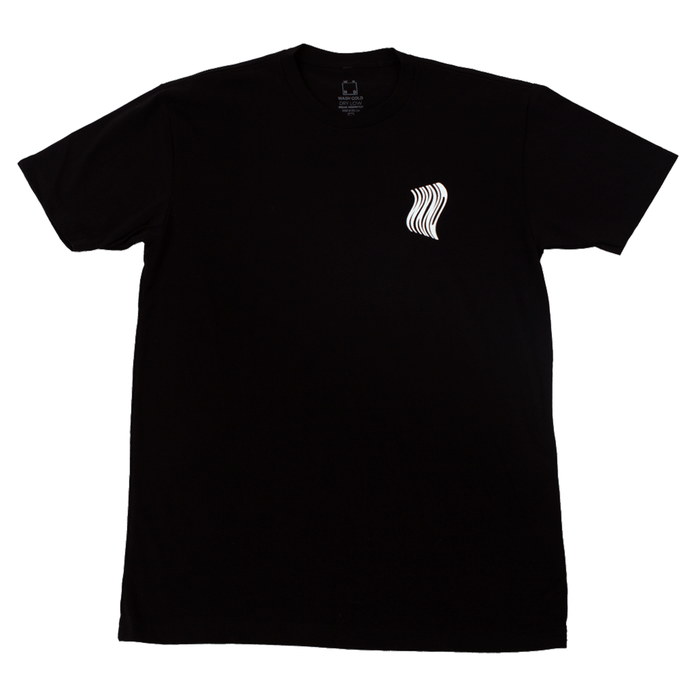WKND Wavy T-Shirt (Black) - Aylesbury Skateboards UK