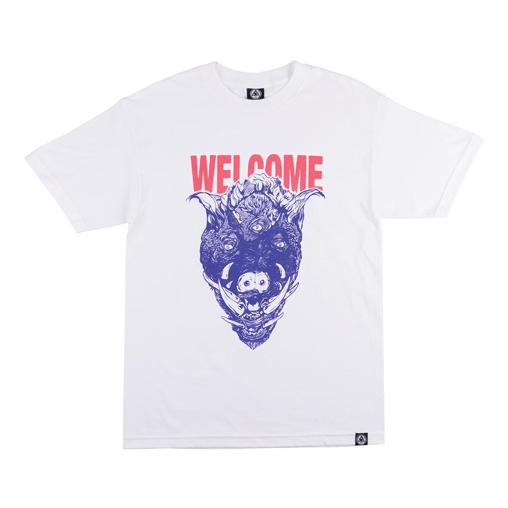 Welcome Hog Wild T-Shirt - White - Aylesbury Skateboards UK