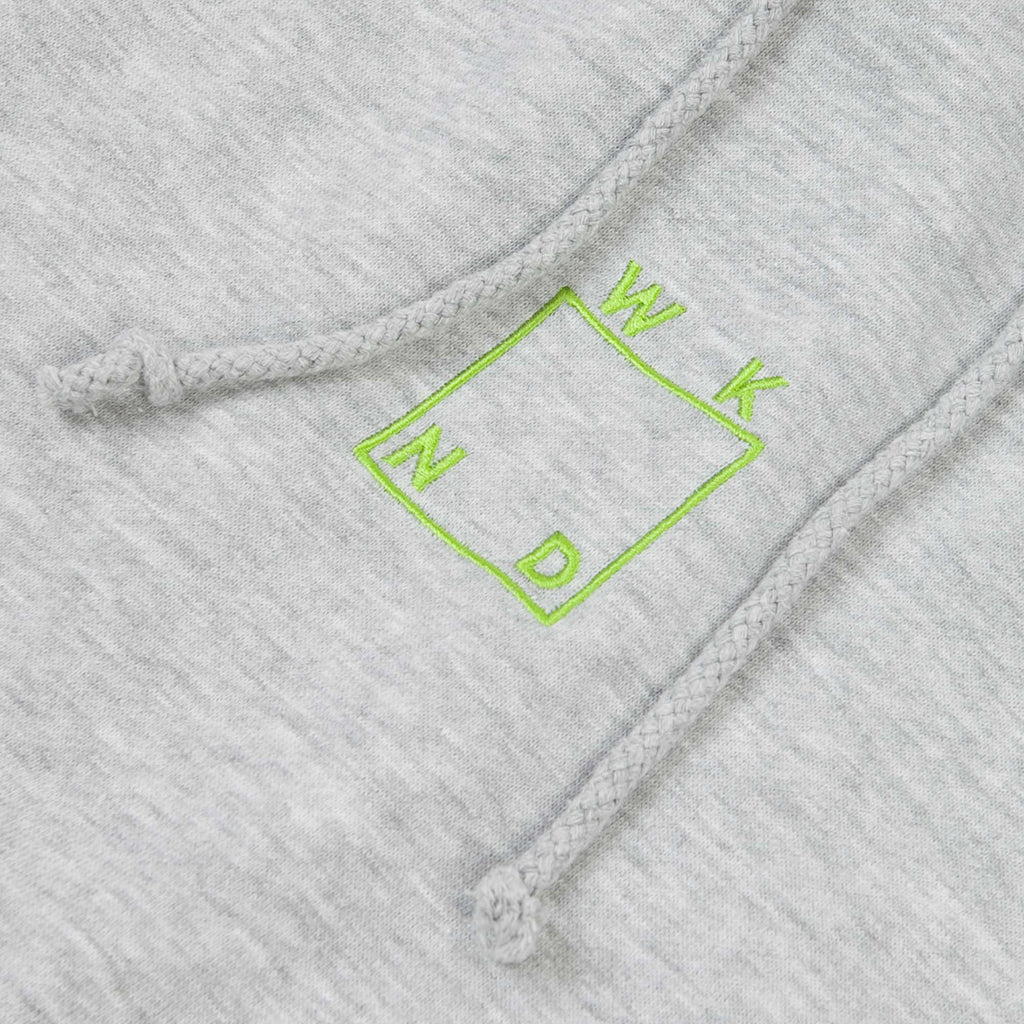 WKND Embroidered Logo Hoodie - Heather Grey