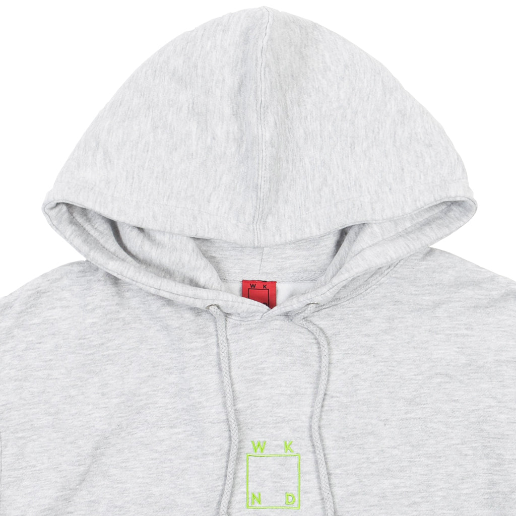 WKND Embroidered Logo Hoodie - Heather Grey