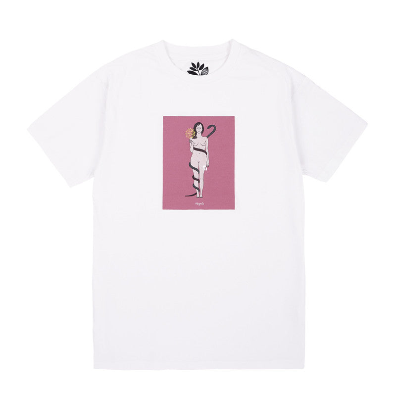Magenta Eve T-Shirt - White