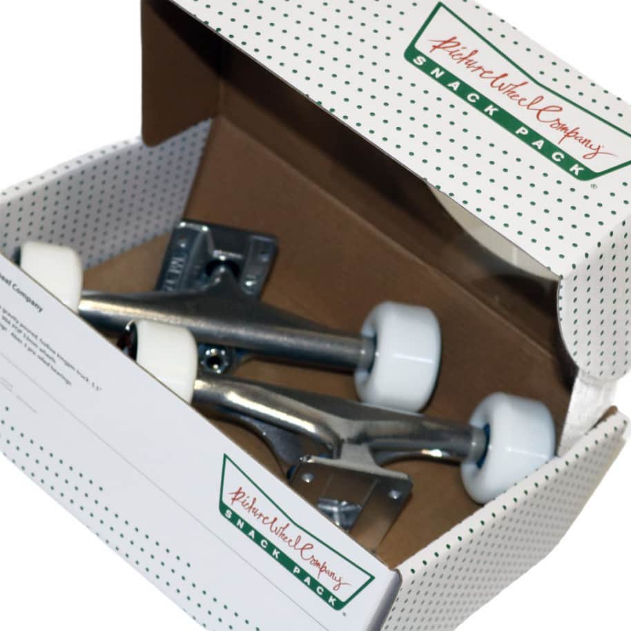 Picture Snack Pack Trucks Hardware Set for Skateboarding - 5.0